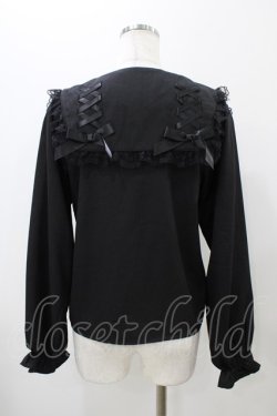 画像2: MA*RS / スピンドルセーラーブラウス Free ブラック H-25-10-29-059-EL-BL-NS-ZH