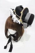 ALICE and the PIRATES / うさぎマジシャンの2段ミニハット  ブラック H-25-10-29-011-PA-AC-NS-ZH