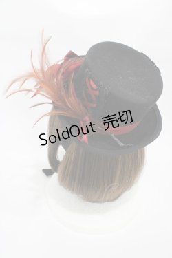 画像2: ALICE and the PIRATES / ギュスターヴミニシルクHAT  ブラック H-25-10-29-014-PA-AC-NS-ZH