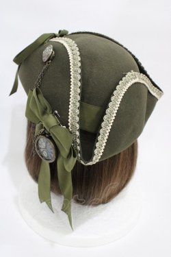 画像2: ALICE and the PIRATES / Nostalgic time travel パイレーツハット  カーキ H-25-10-29-015-PA-AC-NS-ZH