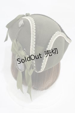 画像2: ALICE and the PIRATES / Nostalgic time travel パイレーツハット  カーキ H-25-10-29-015-PA-AC-NS-ZH