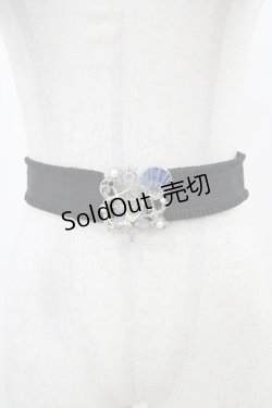 画像1: axes femme / クラシカルマリンゴムベルト  ブラック H-25-10-29-003-AX-ZA-NS-ZH