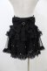 画像2: NOEMIE / バックリボンパールチュールティアードスカパン M ブラック H-25-10-29-021-LO-PA-NS-ZH (2)