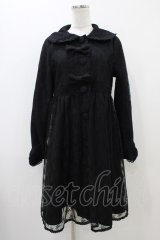 BABY,THE STARS SHINE BRIGHT / Flora Laceコート Free ブラック H-25-10-29-025-BA-CO-NS-ZH