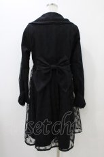 画像2: BABY,THE STARS SHINE BRIGHT / Flora Laceコート Free ブラック H-25-10-29-025-BA-CO-NS-ZH (2)