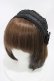 画像1: m petit by misako / TT*AMヘッドドレス  ブラック H-25-10-29-005-LO-AC-NS-ZH (1)