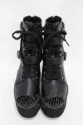 KILL STAR / CHARMED CUTOUT BOOTS UK4(約23〜23.5cm) ブラック H-25-10-30-001-SL-SH-KB-ZH