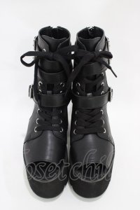KILL STAR / CHARMED CUTOUT BOOTS UK4(約23〜23.5cm) ブラック H-25-10-30-001-SL-SH-KB-ZT-K015