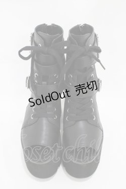 画像1: 【SALE】KILL STAR / CHARMED CUTOUT BOOTS UK4(約23〜23.5cm) ブラック H-25-10-30-001-SL-SH-KB-ZT-K015