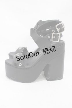 画像2: 【SALE】KILL STAR / GARNET SANDALS UK7(約25cm) ブラック H-25-10-30-046-SL-SH-KB-ZT-K005