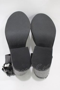 画像3: KILL STAR / GARNET SANDALS UK7(約25cm) ブラック H-25-10-30-046-SL-SH-KB-ZH