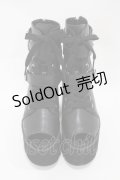 KILL STAR / CHARMED CUTOUT BOOTS UK4(約23〜23.5cm) ブラック H-25-10-30-047-SL-SH-KB-OS