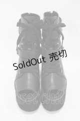 KILL STAR / CHARMED CUTOUT BOOTS UK4(約23〜23.5cm) ブラック H-25-10-30-047-SL-SH-KB-OS