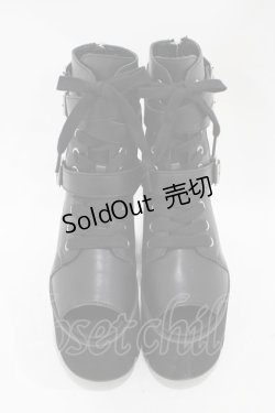 画像1: KILL STAR / CHARMED CUTOUT BOOTS UK4(約23〜23.5cm) ブラック H-25-10-30-047-SL-SH-KB-OS