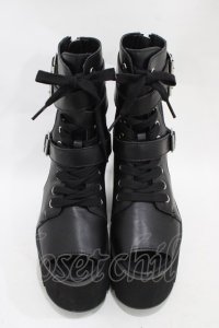 KILL STAR / CHARMED CUTOUT BOOTS UK4(約23〜23.5cm) ブラック H-25-10-30-048-SL-SH-KB-OS