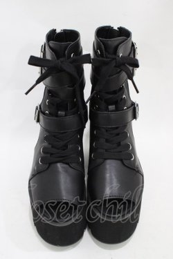画像1: KILL STAR / CHARMED CUTOUT BOOTS UK4(約23〜23.5cm) ブラック H-25-10-30-048-SL-SH-KB-ZH