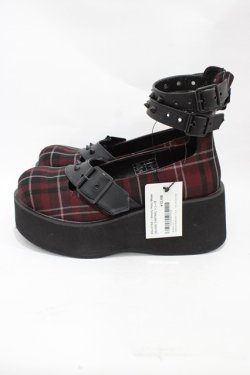 画像2: KILL STAR / Bloody Mary Shoes UK6(約24.5〜25cm) Blood tartan H-25-10-30-049-SL-SH-KB-ZH