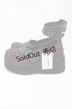 画像2: KILL STAR / Bloody Mary Shoes UK6(約24.5〜25cm) Blood tartan H-25-10-30-049-SL-SH-KB-OS