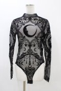 Restyle / Black gothic CRESCENT MESH BODYSUIT M ブラック H-25-10-30-053-GO-TO-KB-ZH