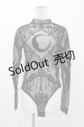 Restyle / Black gothic CRESCENT MESH BODYSUIT M ブラック H-25-10-30-053-GO-TO-KB-OS