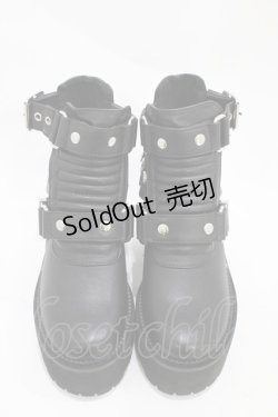 画像1: KILL STAR / Electra Cut-Out Heels UK3(約22〜22.5cm) ブラック H-25-10-30-005-SL-SH-KB-ZH