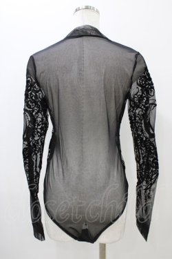 画像2: Restyle / Black gothic CRESCENT MESH BODYSUIT M ブラック H-25-10-30-053-GO-TO-KB-ZH