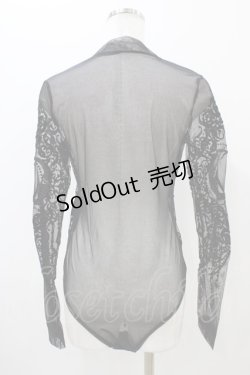 画像2: Restyle / Black gothic CRESCENT MESH BODYSUIT M ブラック H-25-10-30-053-GO-TO-KB-OS