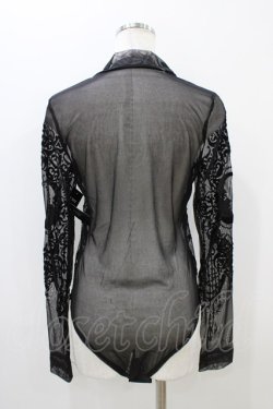 画像2: Restyle / Black gothic CRESCENT MESH BODYSUIT L ブラック H-25-10-30-054-GO-TO-KB-ZH