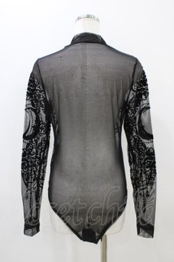 画像2: Restyle / Black gothic CRESCENT MESH BODYSUIT L ブラック H-25-10-30-055-GO-TO-KB-ZH