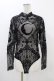 画像1: Restyle / Black gothic CRESCENT MESH BODYSUIT L ブラック H-25-10-30-056-GO-TO-KB-ZH (1)