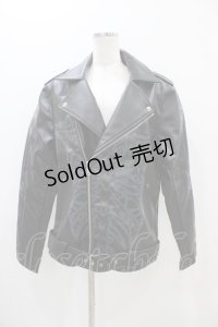 KILL STAR / Craniocaudal Biker Jacket M ブラック H-25-10-30-057-SL-JA-KB-OS