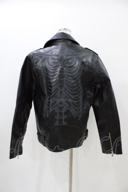 画像2: KILL STAR / Craniocaudal Biker Jacket M ブラック H-25-10-30-057-SL-JA-KB-ZH