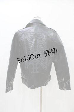 画像2: KILL STAR / Craniocaudal Biker Jacket M ブラック H-25-10-30-057-SL-JA-KB-OS