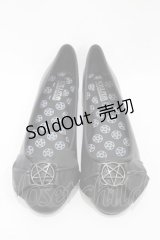 KILL STAR / EVIL YN FLAT PUMPS UK9(約27.5cm) ブラック H-25-10-30-006-SL-SH-KB-ZH