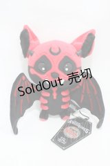 KILL STAR / Vampir Batblood ぬいぐるみ  黒×赤 H-25-10-30-009-SL-ZA-KB-ZH