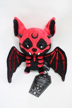 画像1: KILL STAR / Vampir Batblood ぬいぐるみ  黒×赤 H-25-10-30-017-SL-ZA-KB-ZH