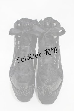 画像1: KILL STAR / MALICE PLATFORM TRAINERS UK8(約26.5cm) ブラック H-25-10-30-002-SL-SH-KB-ZI