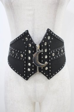 画像1: KILL STAR / Cosmic Goddess Waist Belt  ブラック H-25-10-30-026-SL-ZA-KB-ZH