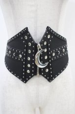 画像1: 【SALE】KILL STAR / Cosmic Goddess Waist Belt  ブラック H-25-10-30-031-SL-ZA-KB-ZT169 (1)