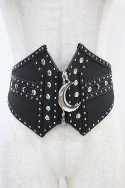 画像1: KILL STAR / Cosmic Goddess Waist Belt  ブラック H-25-10-30-031-SL-ZA-KB-ZH