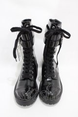 KILL STAR / BONES COMBAT BOOTS UK4(約23cm) ブラック H-25-10-30-003-SL-SH-KB-ZI