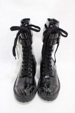 画像1: KILL STAR / BONES COMBAT BOOTS UK4(約23cm) ブラック H-25-10-30-003-SL-SH-KB-ZI (1)