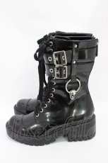 画像2: KILL STAR / BONES COMBAT BOOTS UK4(約23cm) ブラック H-25-10-30-003-SL-SH-KB-ZI (2)