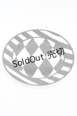 KILL STAR / Calagari Side Plate  白×黒 H-25-10-30-038-SL-ZA-KB-ZT1109H