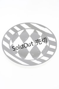 KILL STAR / Calagari Side Plate  白×黒 H-25-10-30-038-SL-ZA-KB-ZT1109H