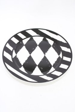 画像1: KILL STAR / Calagari Side Plate  白×黒 H-25-10-30-038-SL-ZA-KB-ZH