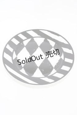 画像1: KILL STAR / Calagari Side Plate  白×黒 H-25-10-30-038-SL-ZA-KB-ZT1109H