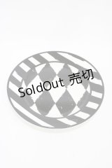 KILL STAR / Calagari Side Plate  白×黒 H-25-10-30-039-SL-ZA-KB-ZT1109H