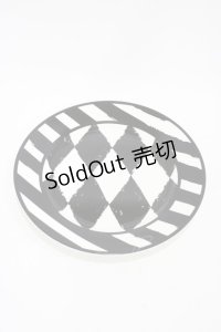 KILL STAR / Calagari Side Plate  白×黒 H-25-10-30-039-SL-ZA-KB-ZT1109H