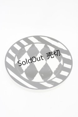 画像1: KILL STAR / Calagari Side Plate  白×黒 H-25-10-30-039-SL-ZA-KB-ZT1109H